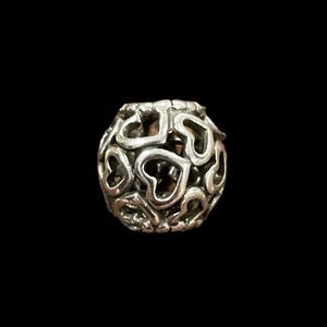 Pandora Sterling Heart Love Bracelet Charm